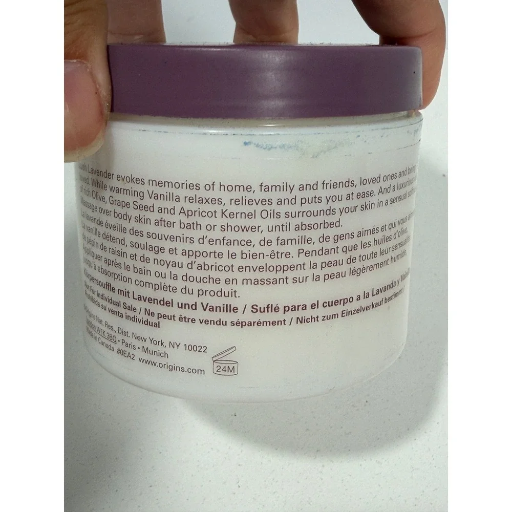Origins Calm‎ To Your Senses Lavender & Vanilla Body Souffle 4oz Cream RARE find